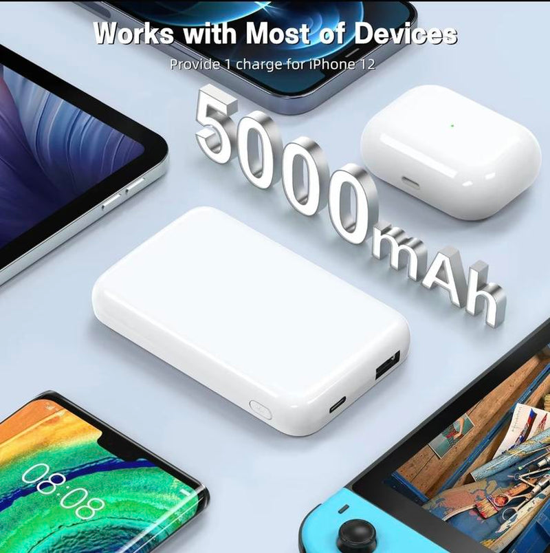 Magnetic Power Bank,10000Mah Wirelessportable Charger, for Iphone 15/14/13/12/Pro/Maxfast Charging, Men Gifts Black Batteries