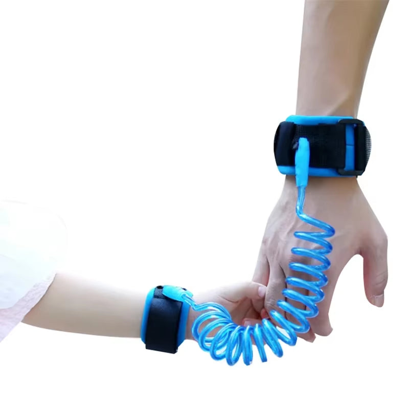 2024 Adjustable Baby Walkers Belt Kids Safety Anti-Lost Wrist Link Band Children Harness Leash Strap Baby Stroller Accessories