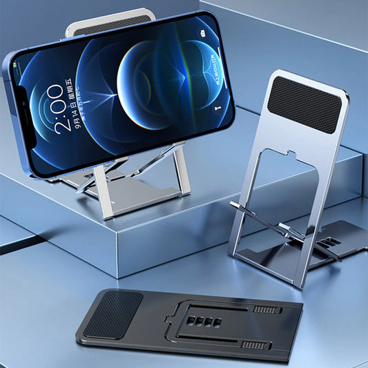 Adjustable Foldable Desktop Phone Stand – Universal Mobile Holder with Anti‑Slip Base