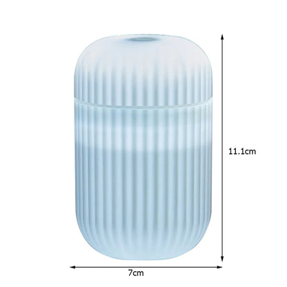 Mini USB Portable Ultrasonic Cool Mist Humidifier & Aroma Diffuser – Quiet Personal Desk & Car Humidifier