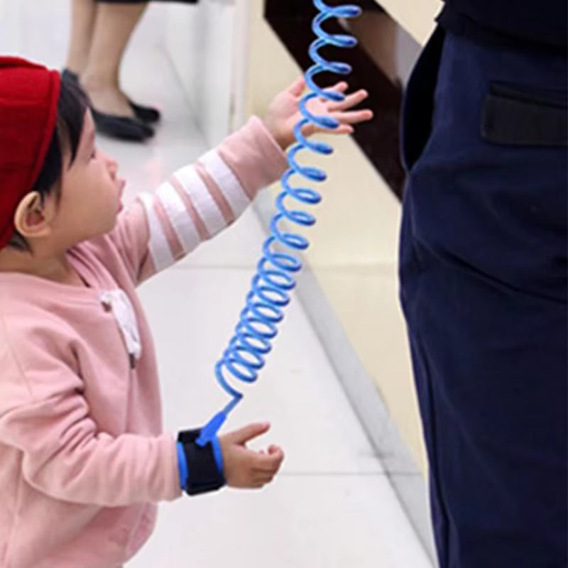 2024 Adjustable Baby Walkers Belt Kids Safety Anti-Lost Wrist Link Band Children Harness Leash Strap Baby Stroller Accessories