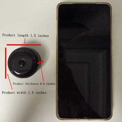 Hidden Camera with Audio/Video Mini Small Spy Cameras for Home Indoor Use Cam Night Vision and Motion Detection Baby Monitor Wireless Outdoor Nanny Espias Ocultas 360° Wifi Security Secret 2 Clock Wifi Micro Bedroom Pequeñas Surveillance