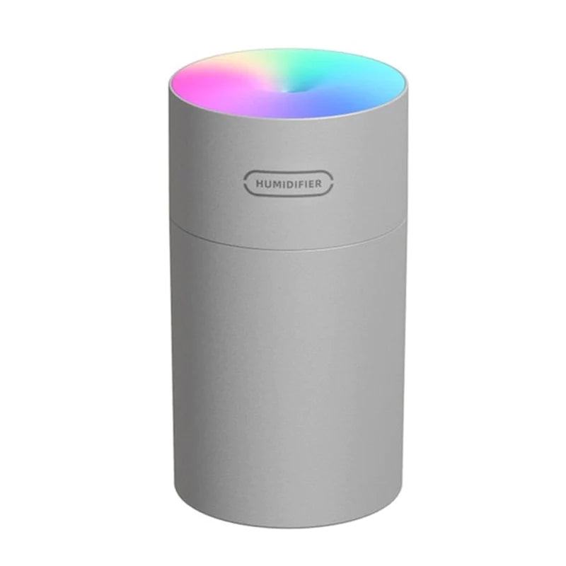 Mini USB Portable Ultrasonic Cool Mist Humidifier & Aroma Diffuser – Quiet Personal Desk & Car Humidifier