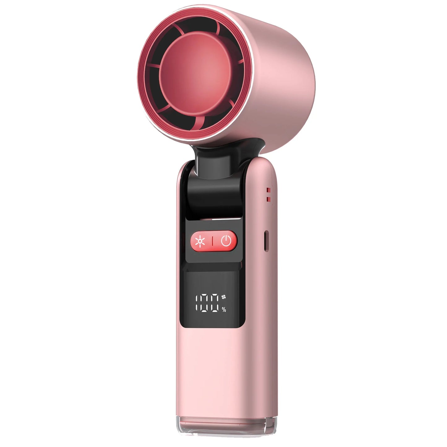 100 Turbos Chilled Ice Sensation Cold Fan Super Mini Turbo Speed Fan USB Powered Digital Display for Outdoor Camping Office Dorm