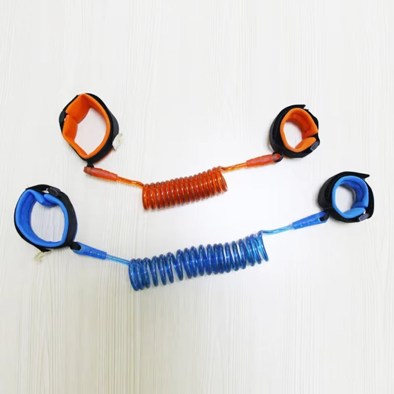 2024 Adjustable Baby Walkers Belt Kids Safety Anti-Lost Wrist Link Band Children Harness Leash Strap Baby Stroller Accessories