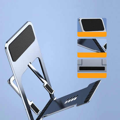 Adjustable Foldable Desktop Phone Stand – Universal Mobile Holder with Anti‑Slip Base
