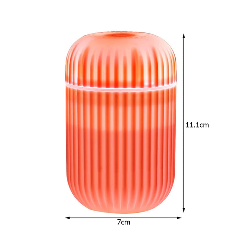 Mini USB Portable Ultrasonic Cool Mist Humidifier & Aroma Diffuser – Quiet Personal Desk & Car Humidifier