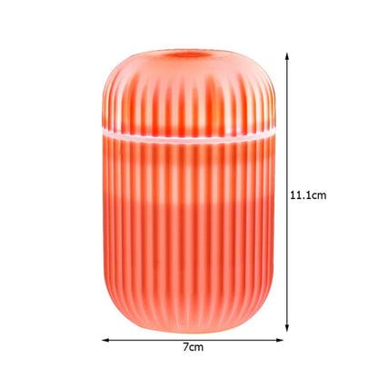 Mini USB Portable Ultrasonic Cool Mist Humidifier & Aroma Diffuser – Quiet Personal Desk & Car Humidifier