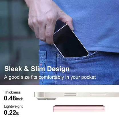Magnetic Phone Vlog Selfiemonitor Screen,1080P Wireless Recording, Filming Tools ,Usingphone Rear Camera for Selfie Vlog Live Streamtiktok,Compatible with Iphone Andandroid(Support 4K 30Fps Wired Recording） Cellphone Accessories Smartphone