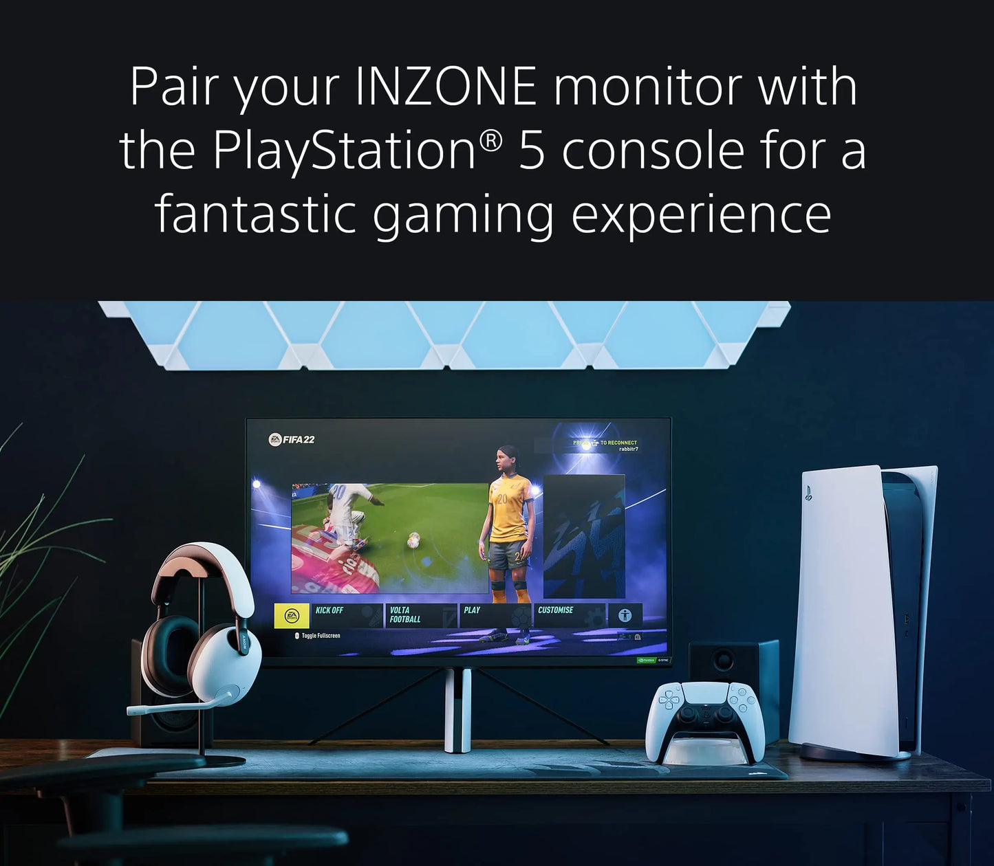 Certified Refurbished – Sony 27" INZONE M9 4K HDR 144Hz Gaming Monitor with Full Array Local Dimming and NVIDIA G-SYNC